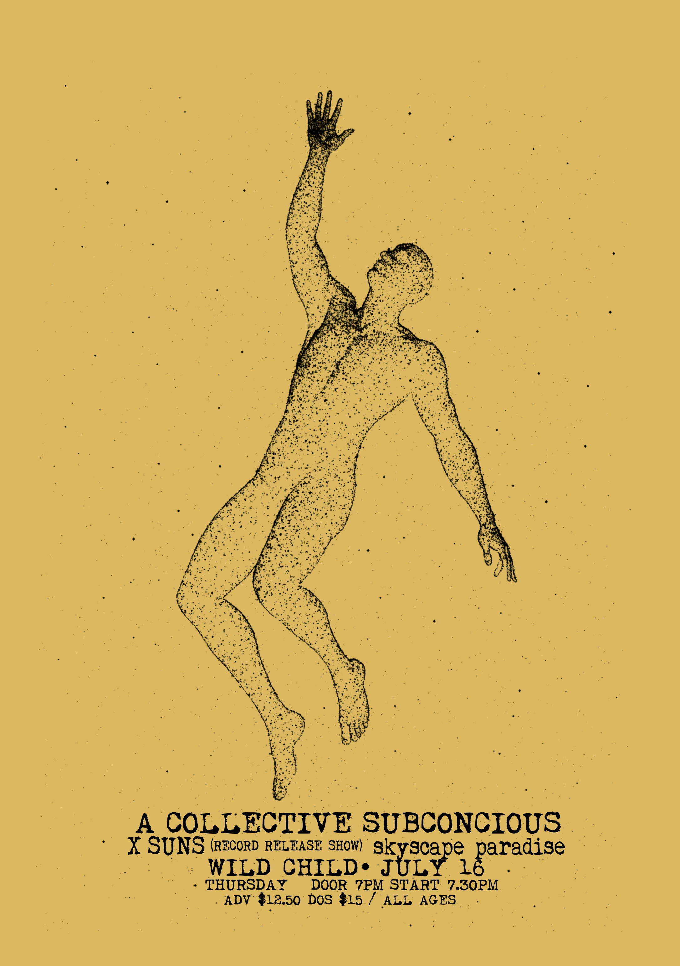 A Collective Subconscious + X Suns + Skyscape Paradise poster