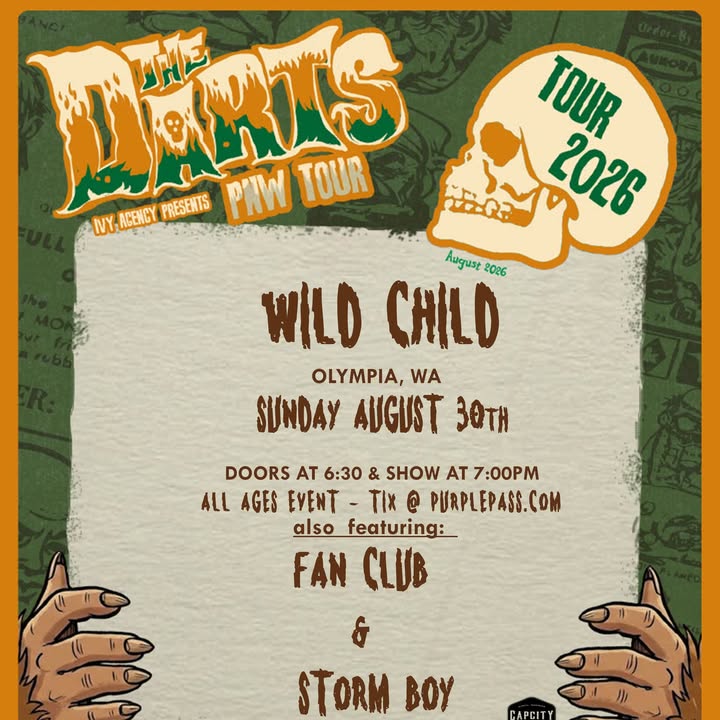 The Darts + Fan Club + Storm Boy poster