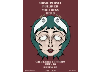 Manic Planet + Mattress + Pullover + Hero poster