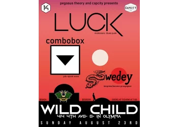 LUCK + combobox + Swedey poster