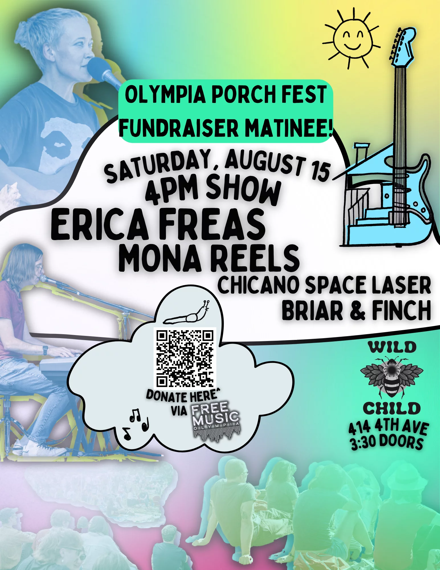 Olympia Porch Fest Fundraiser Matinee poster