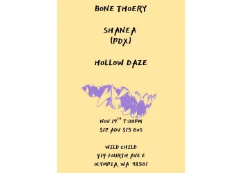 Hollow Daze + Shanea + Bone Theory poster